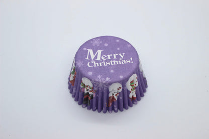 Christmas Cup Cake Liners in Assorted Sizes and Patterns Pkts of 100's or 500's