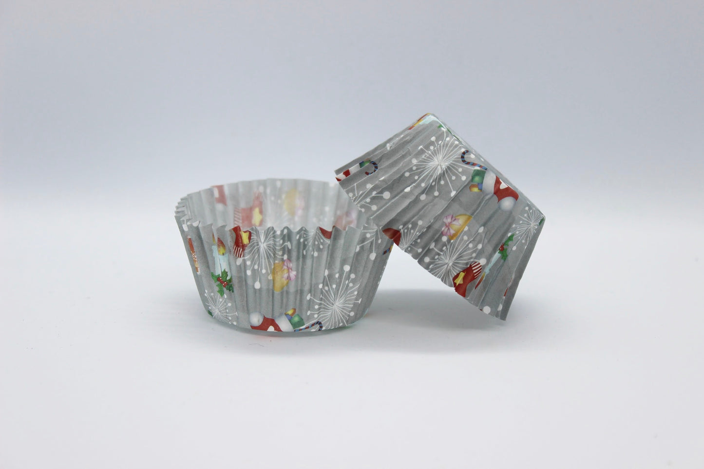 Christmas Cup Cake Liners in Assorted Sizes and Patterns Pkts of 100's or 500's