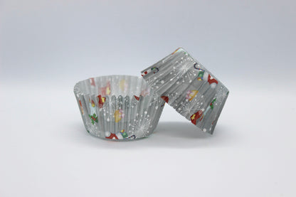 Christmas Cup Cake Liners in Assorted Sizes and Patterns Pkts of 100's or 500's